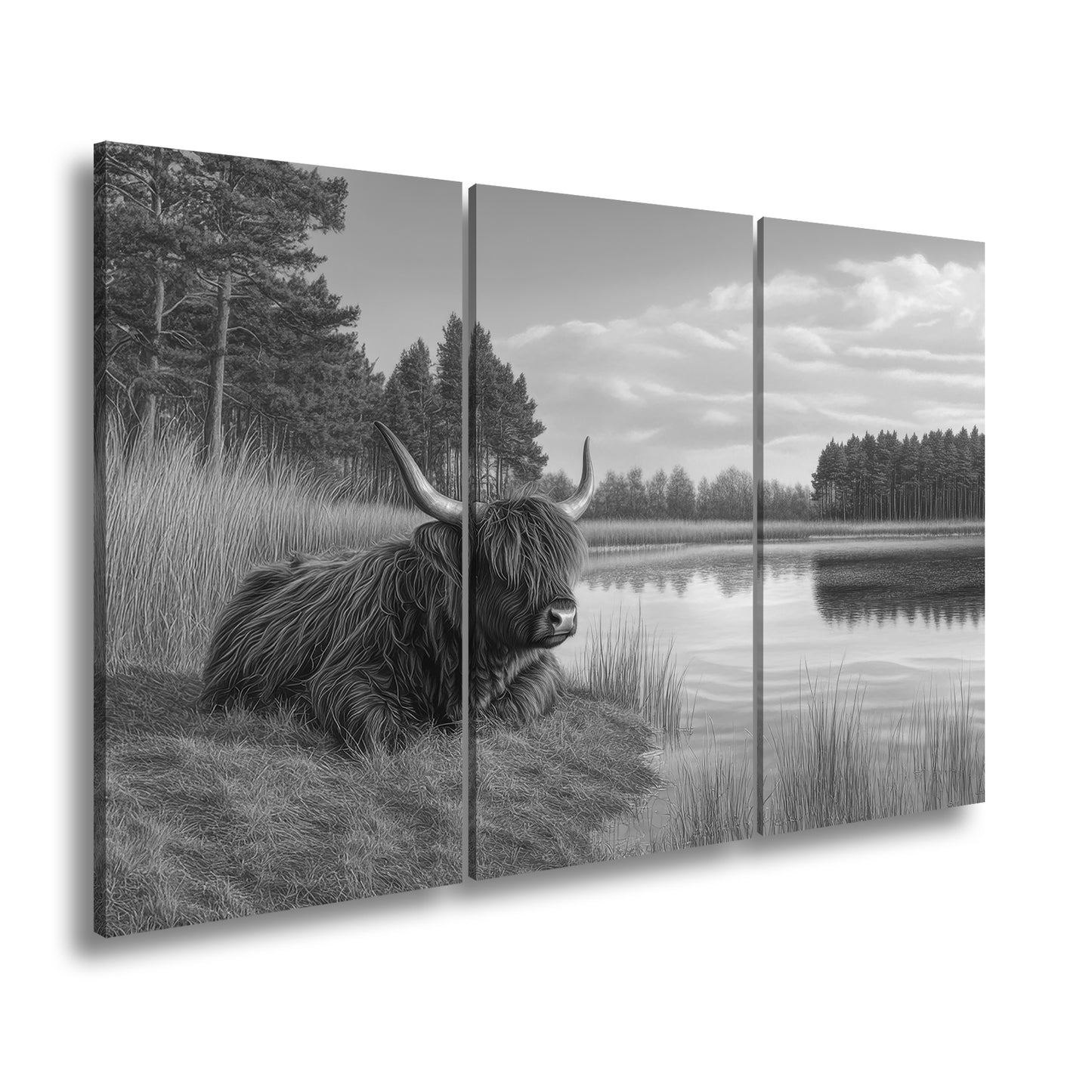 Hauptbild Schwarz & Weiß 3 Teilig
