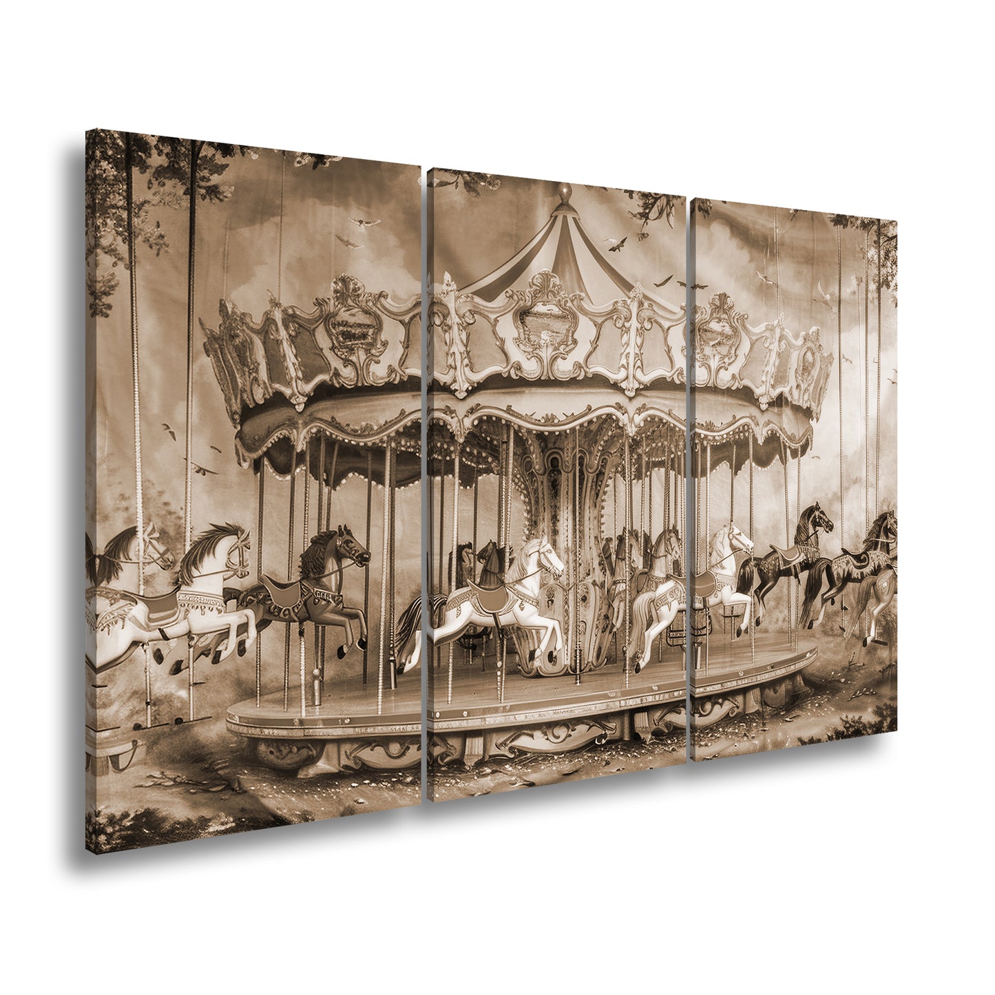 Hauptbild Sepia 3 Teilig