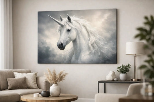 Einhorn Leinwandbild für stilvolle Räume