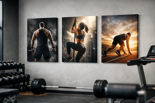 Sport-Leinwandbilder für Motivation im Gym