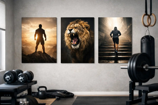 Coole Wandbilder für Homegym, die motivieren