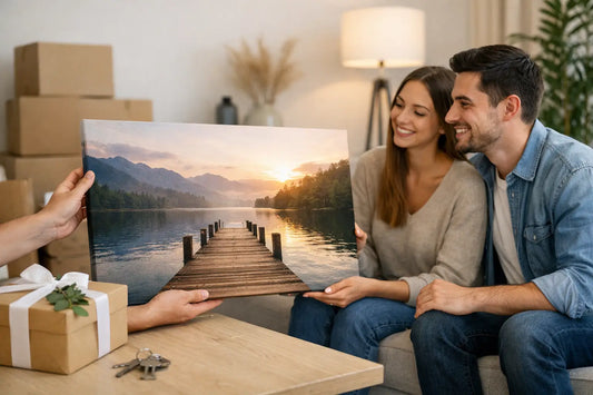 Geschenkidee: Leinwandbild zum Einzug wählen