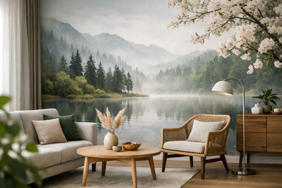 Beispiel Wandgestaltung mit Naturmotiven