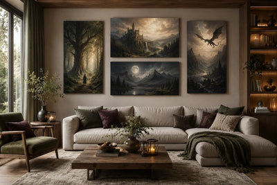 Fantasy Leinwandbild für Räume mit Charakter