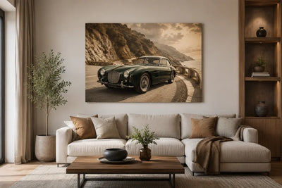 Oldtimer Leinwandbild richtig in Szene setzen