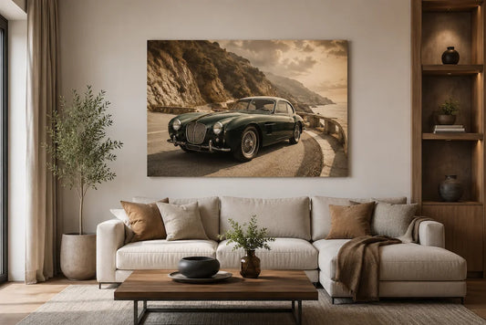 Oldtimer Leinwandbild richtig in Szene setzen