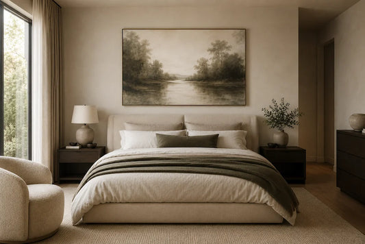 Wandbilder fürs Schlafzimmer richtig wählen