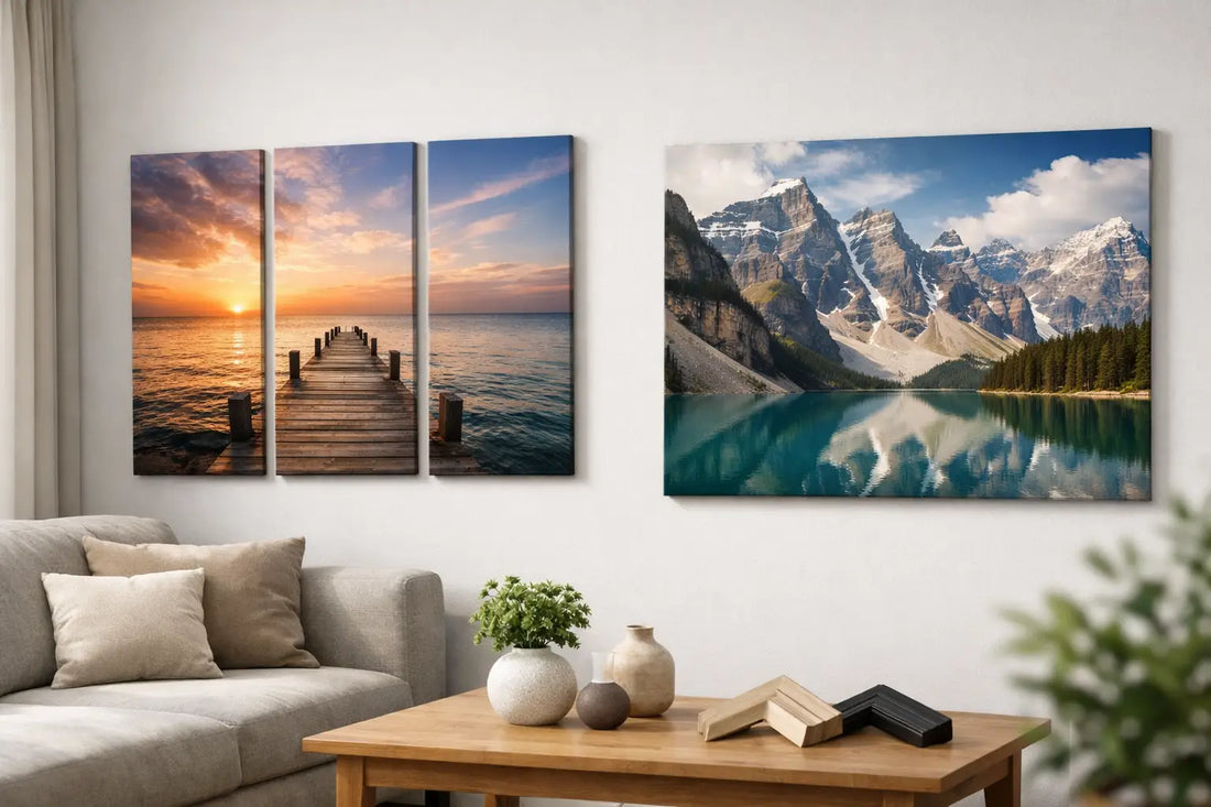 Mehrteiliges Wandbild oder Einzelmotiv wählen?