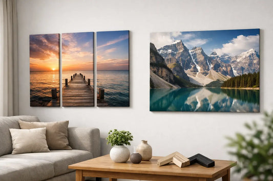 Mehrteiliges Wandbild oder Einzelmotiv wählen?