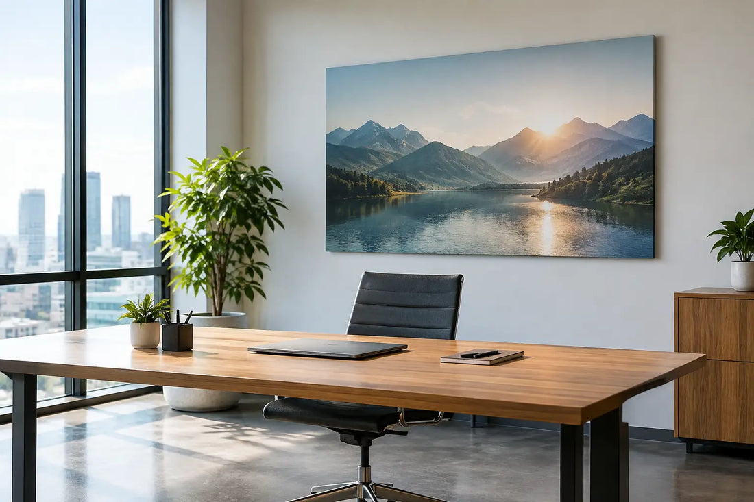 Welches Leinwandbild passt ins moderne Büro?