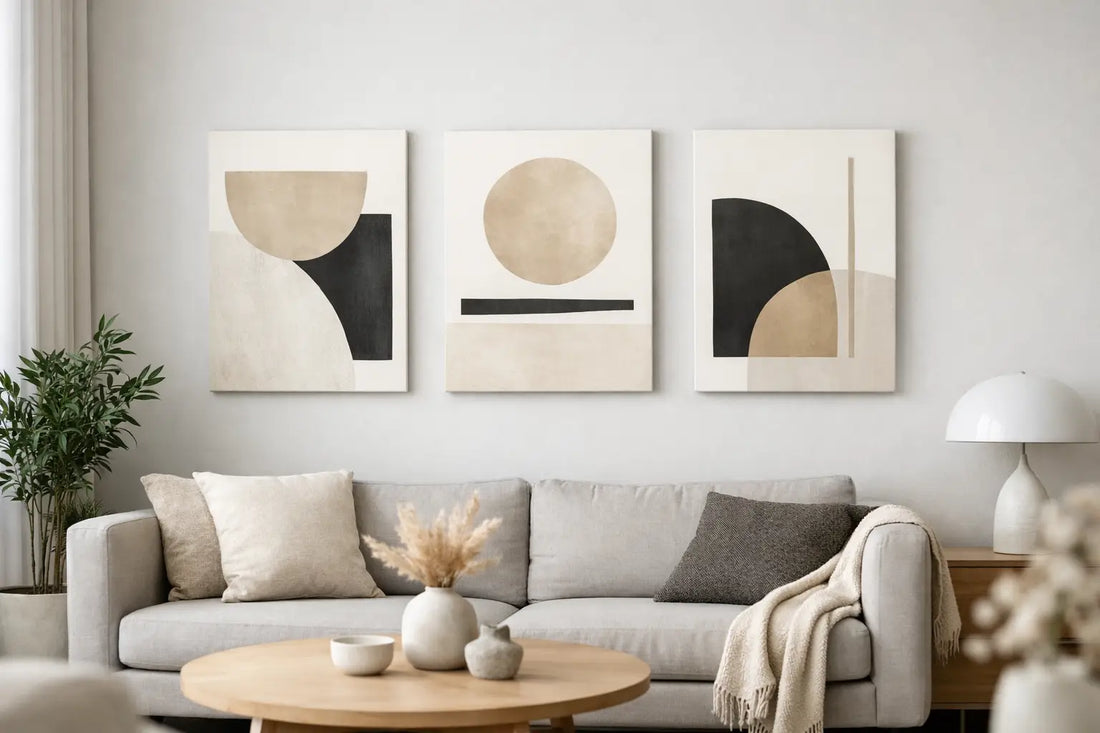Minimalistische Leinwandbilder für moderne Räume