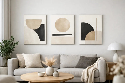 Minimalistische Leinwandbilder für moderne Räume