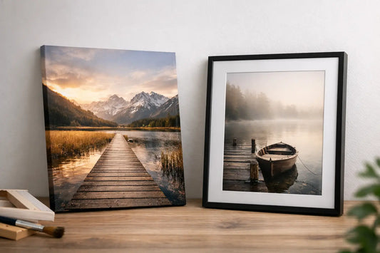Leinwandbild oder gerahmtes Bild?