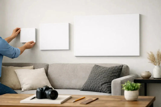 Leinwandbild Größen richtig wählen – Übersicht für Wohnzimmer, Schlafzimmer und Flur