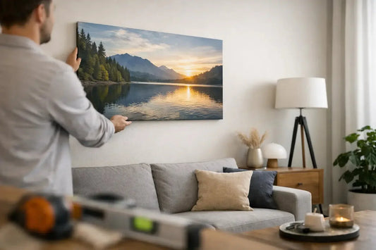 Leinwandbild richtig im Raum platzieren - deyoli