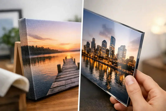 Leinwandbild vs Acrylglasbild im Vergleich - deyoli