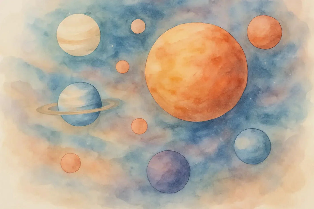 Leinwandbild Weltraum Planeten: So wirkt es - deyoli