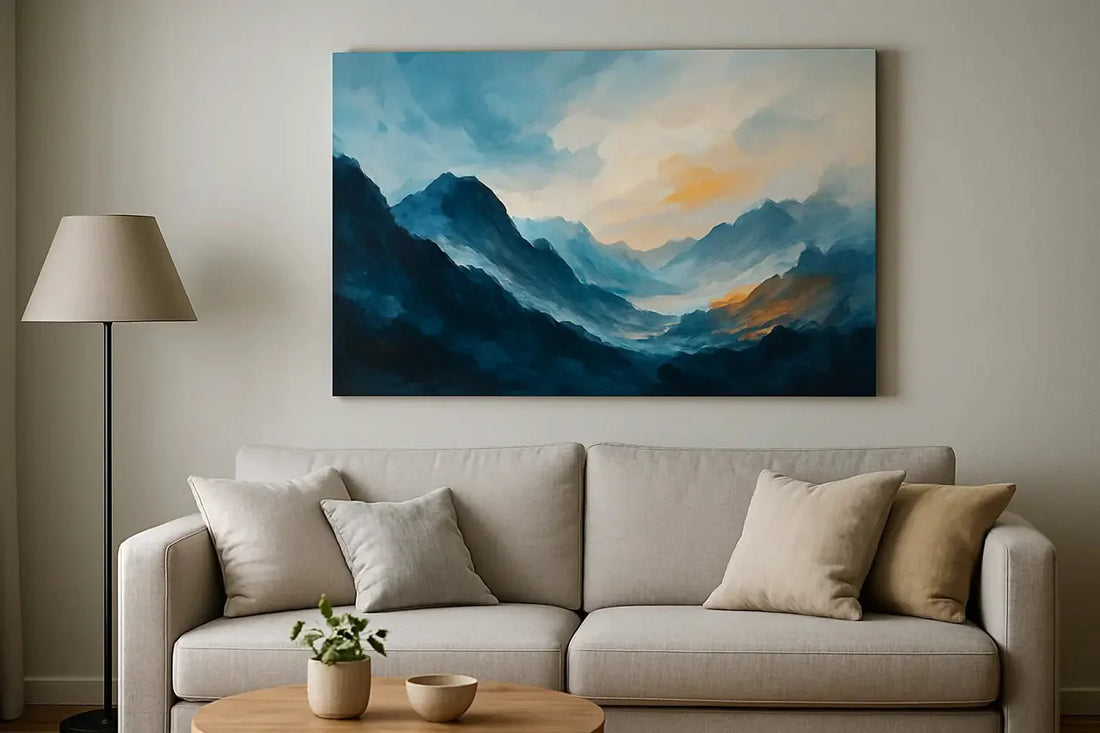 Modernes Leinwandbild fürs Wohnzimmer finden - deyoli