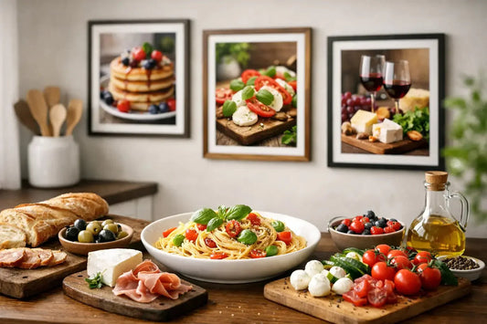 Schöne Küchenbilder mit Essen-Motiven - deyoli