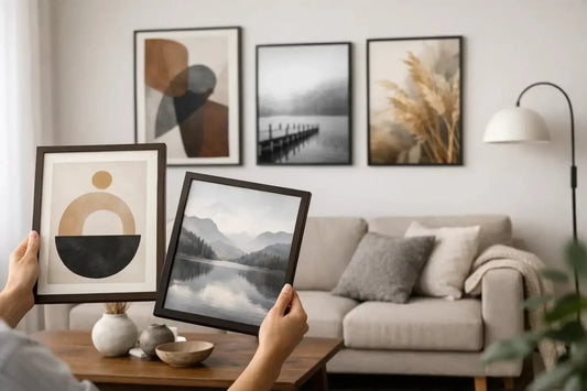 Wandbilder Wohnzimmer stilvoll richtig wählen - deyoli