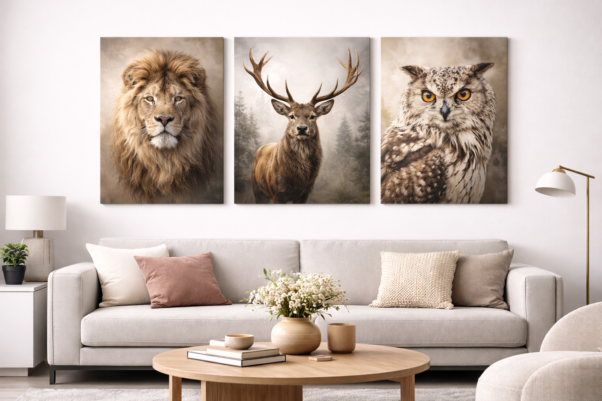 Tierbilder auf Leinwand Kollektion