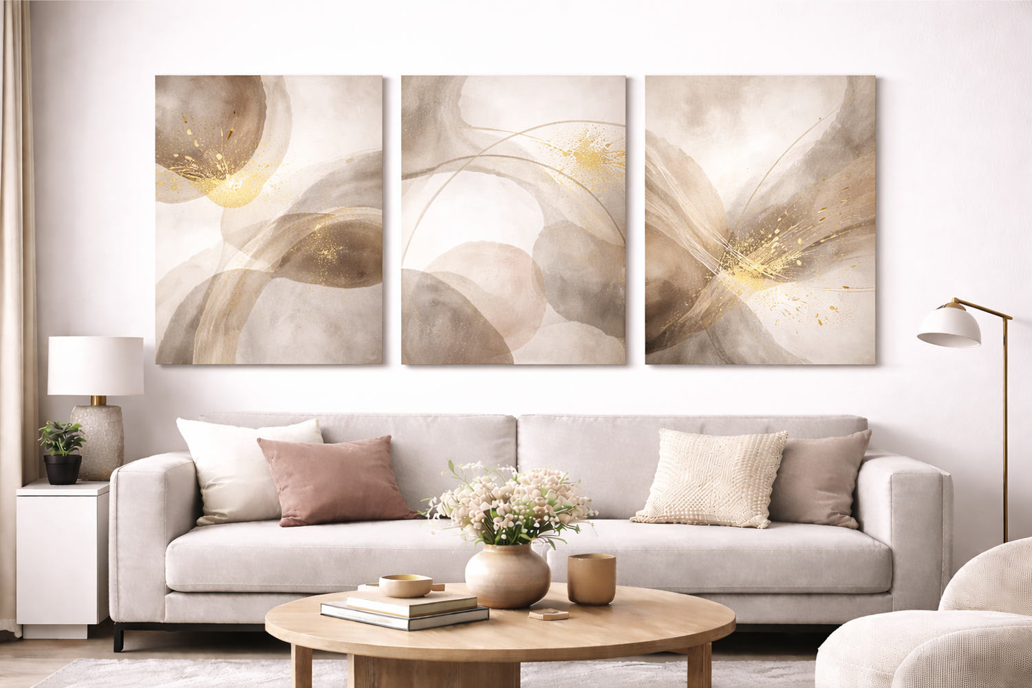 Kunstwerke - deyoli Leinwandbild