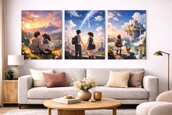 Animebilder auf Leinwand