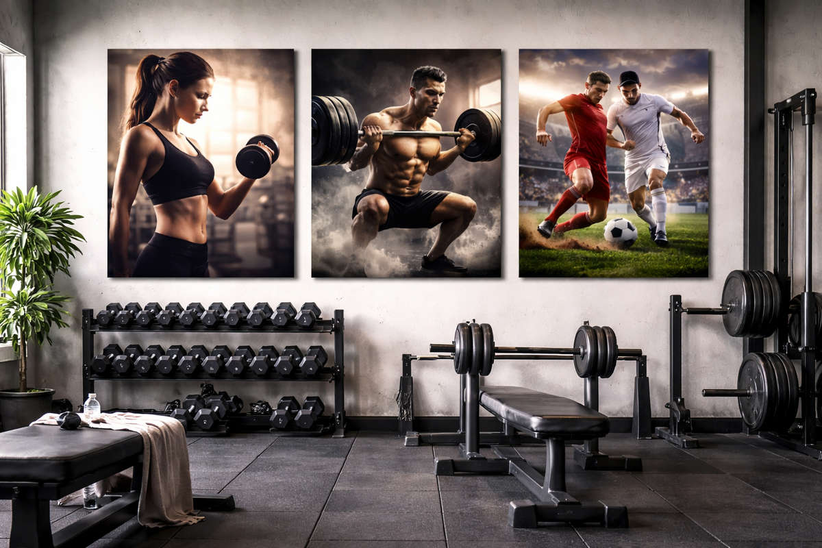 Fitness und Sport Bilder Leinwandbilder Kollektion