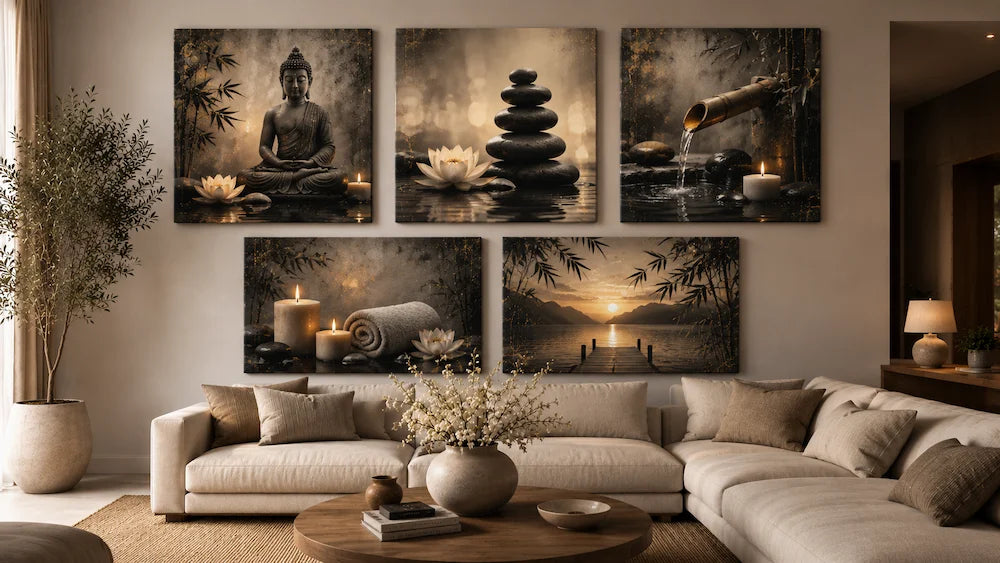 Wellness Bilder & Entspannungsbilder auf Leinwand