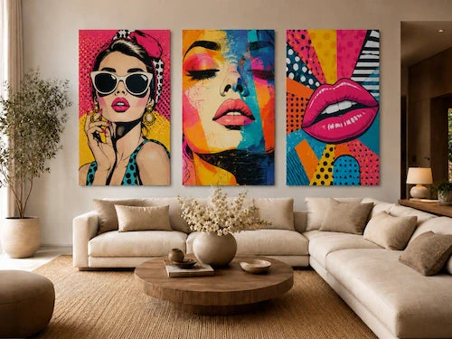 Pop Art Bilder auf Leinwand – XXL Kunstdrucke