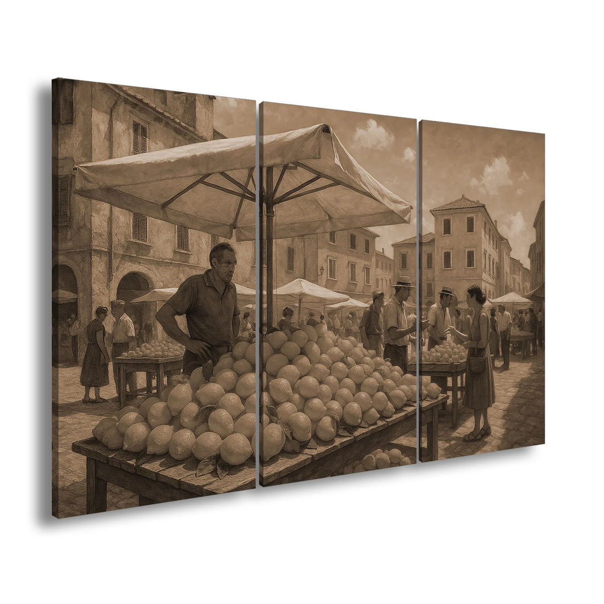 Hauptbild Sepia 3 Teilig
