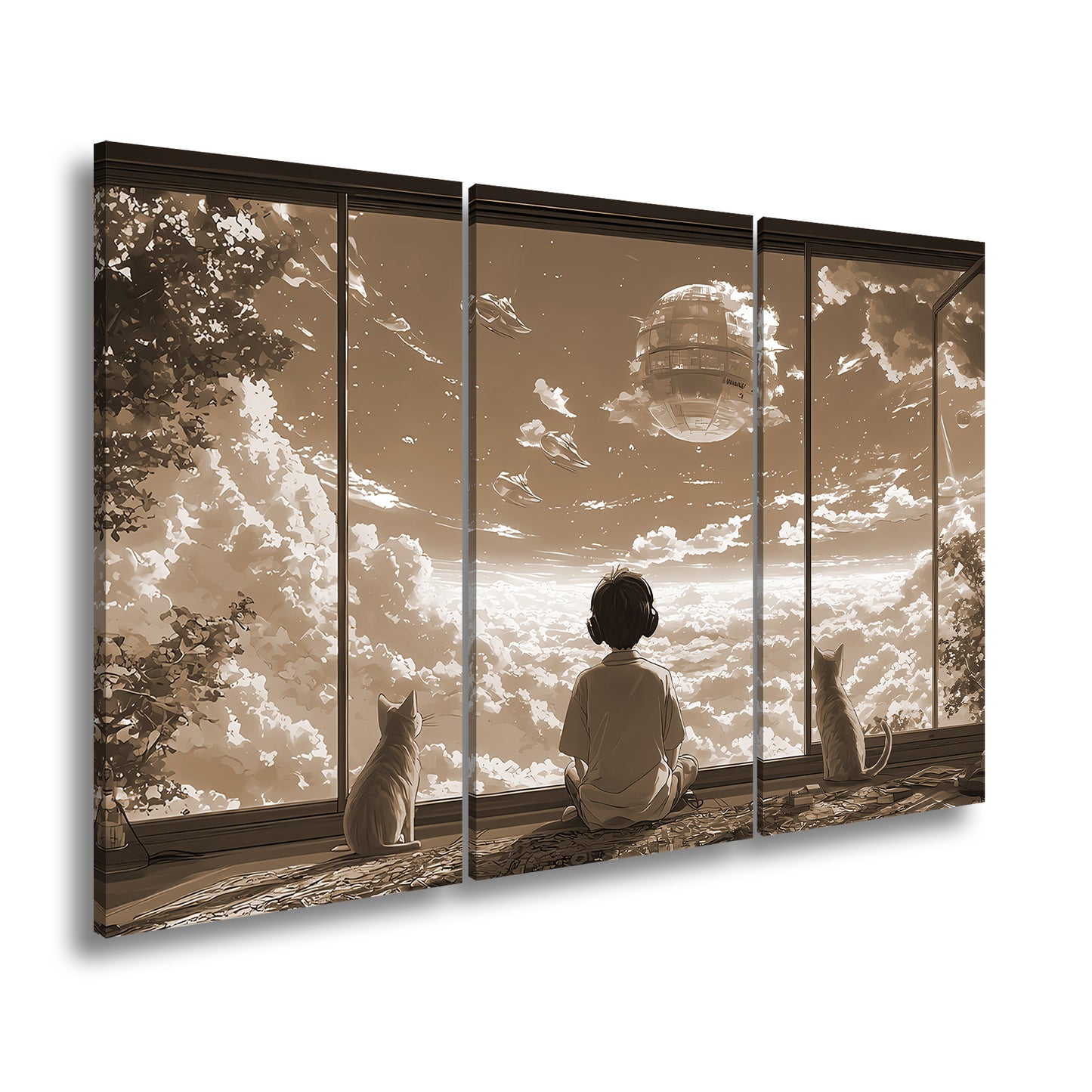 Hauptbild Sepia 3 Teilig