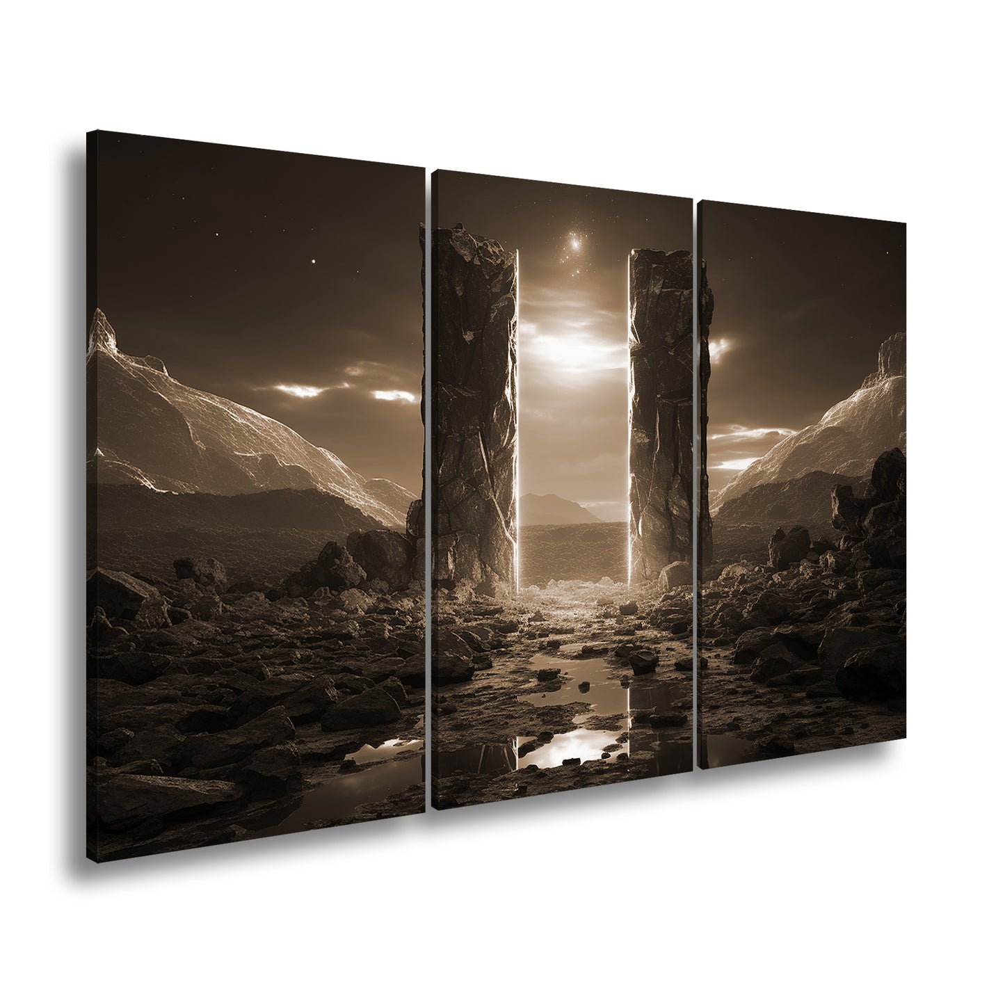 Hauptbild Sepia 3 Teilig