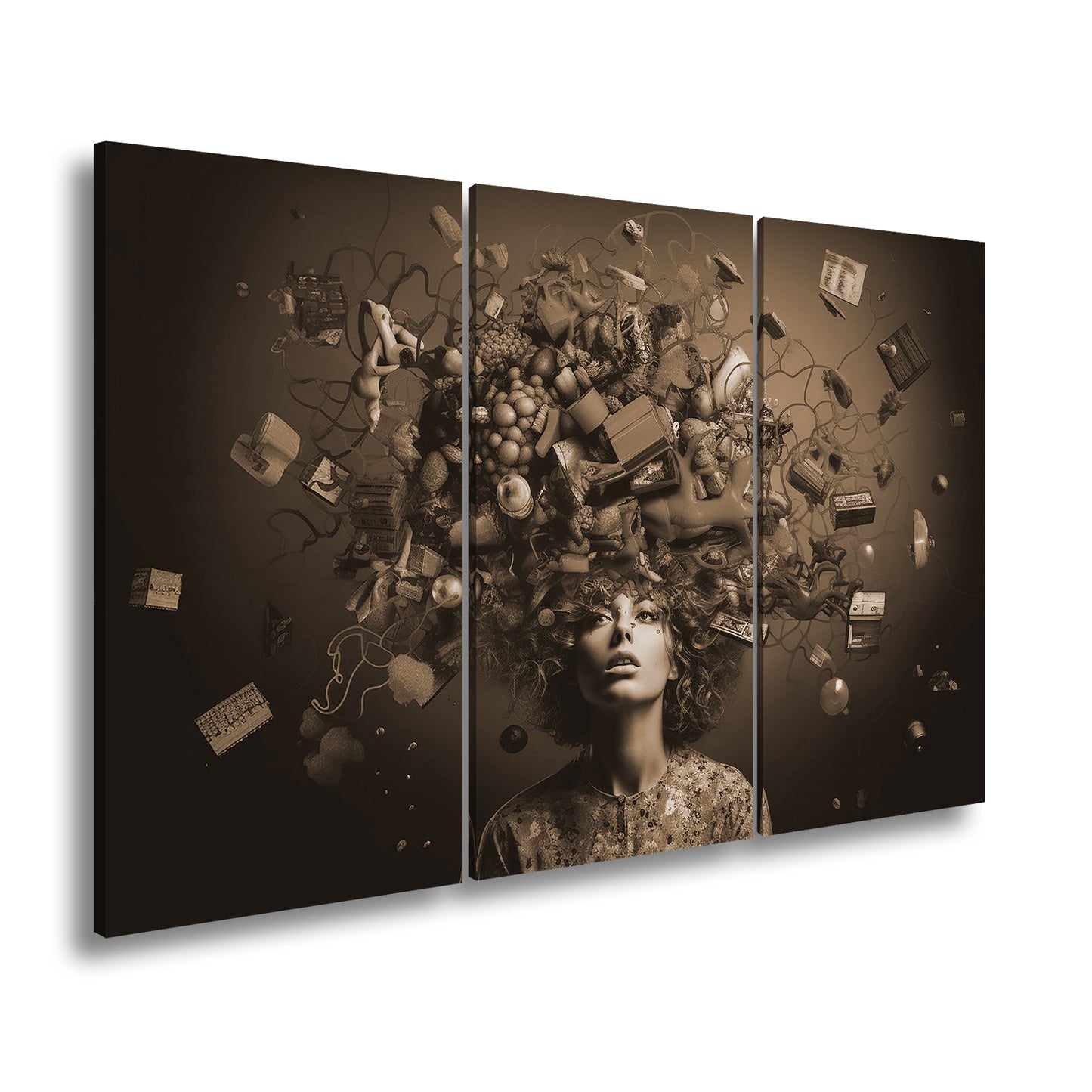 Hauptbild Sepia 3 Teilig