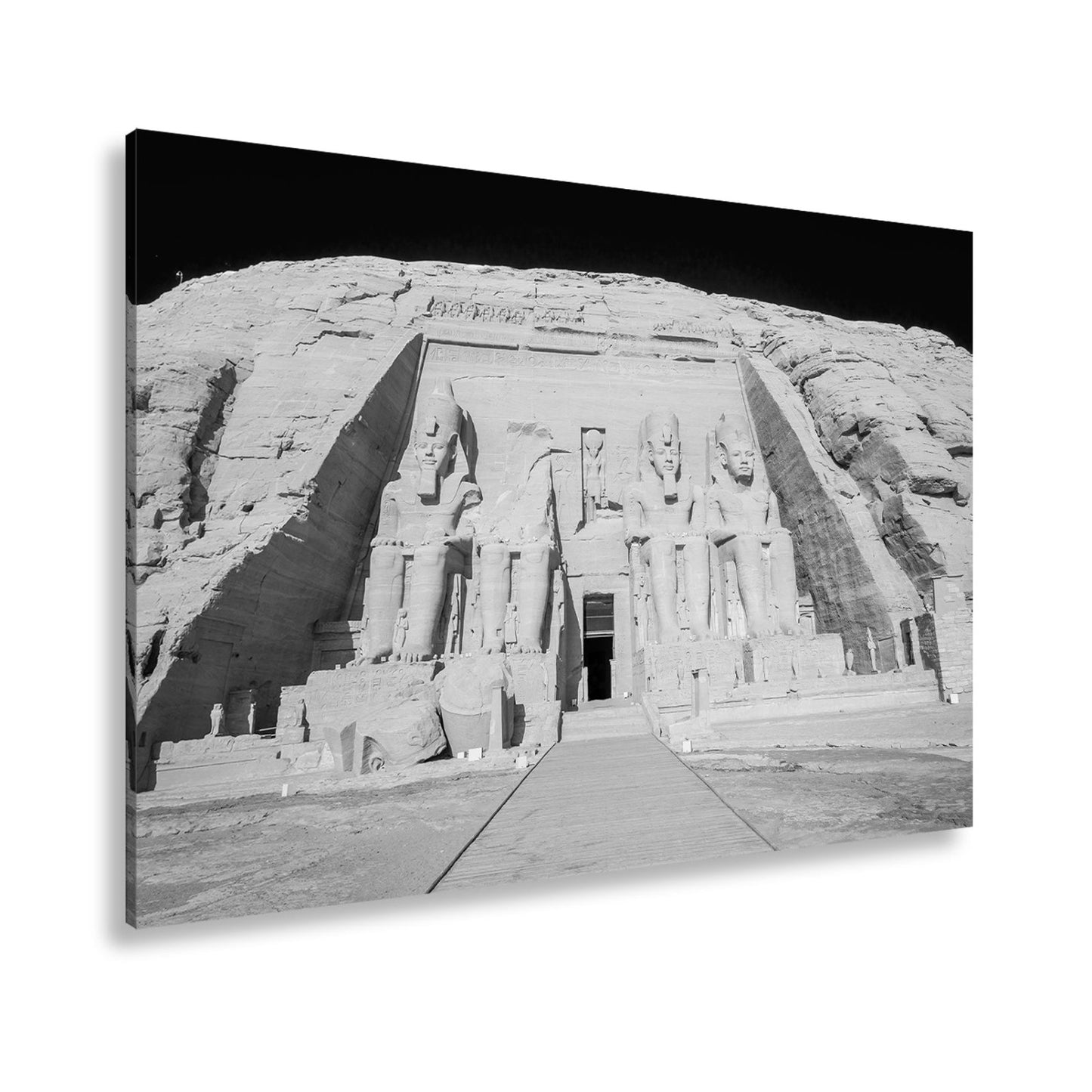 Leinwandbild Abu Simbel – ewige Wacht der Pharaonen in Stein gemeißelt. - deyoli
