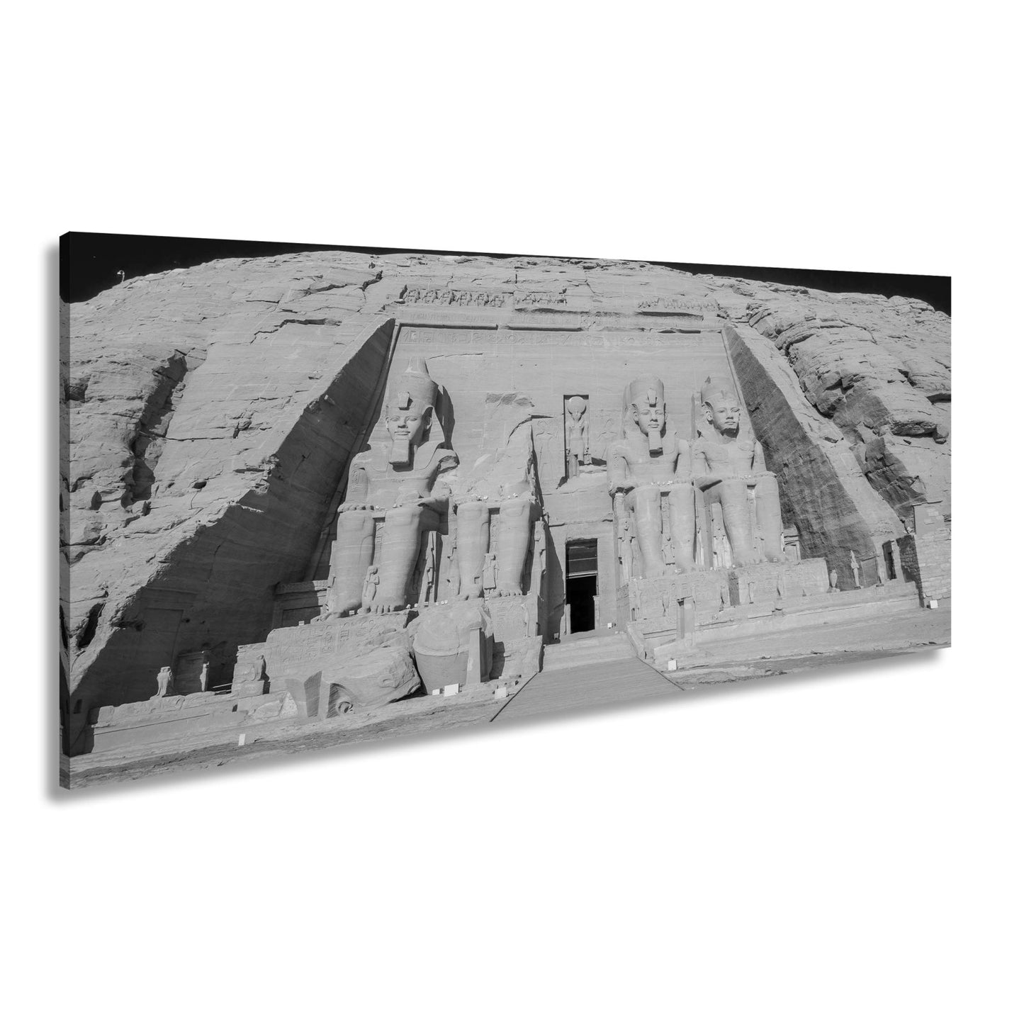 Leinwandbild Abu Simbel – ewige Wacht der Pharaonen in Stein gemeißelt. - deyoli