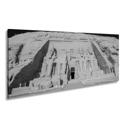 Leinwandbild Abu Simbel – ewige Wacht der Pharaonen in Stein gemeißelt. - deyoli