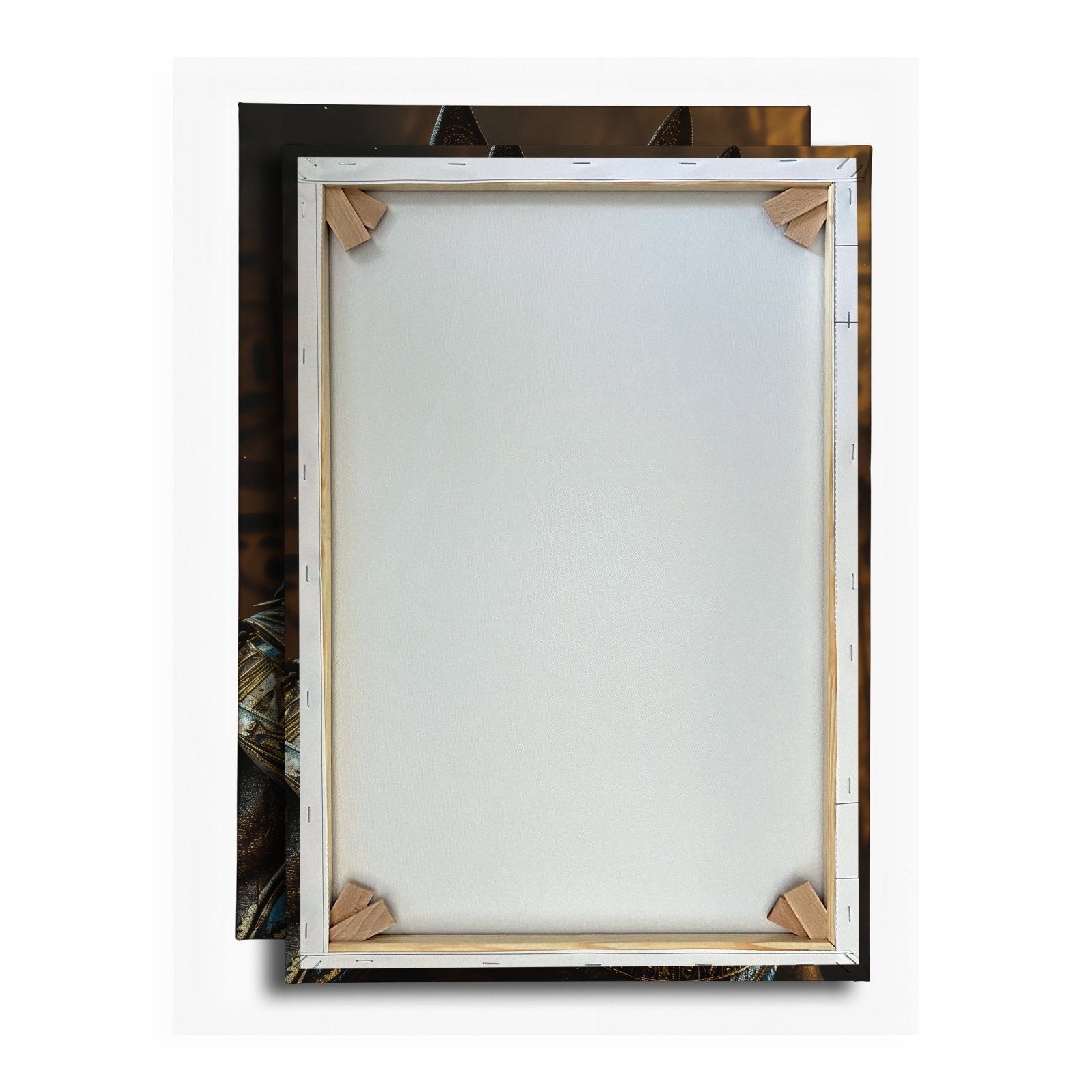 Leinwandbild Anubis, Wächter der Seelen, in goldener Ewigkeit gehüllt - deyoli