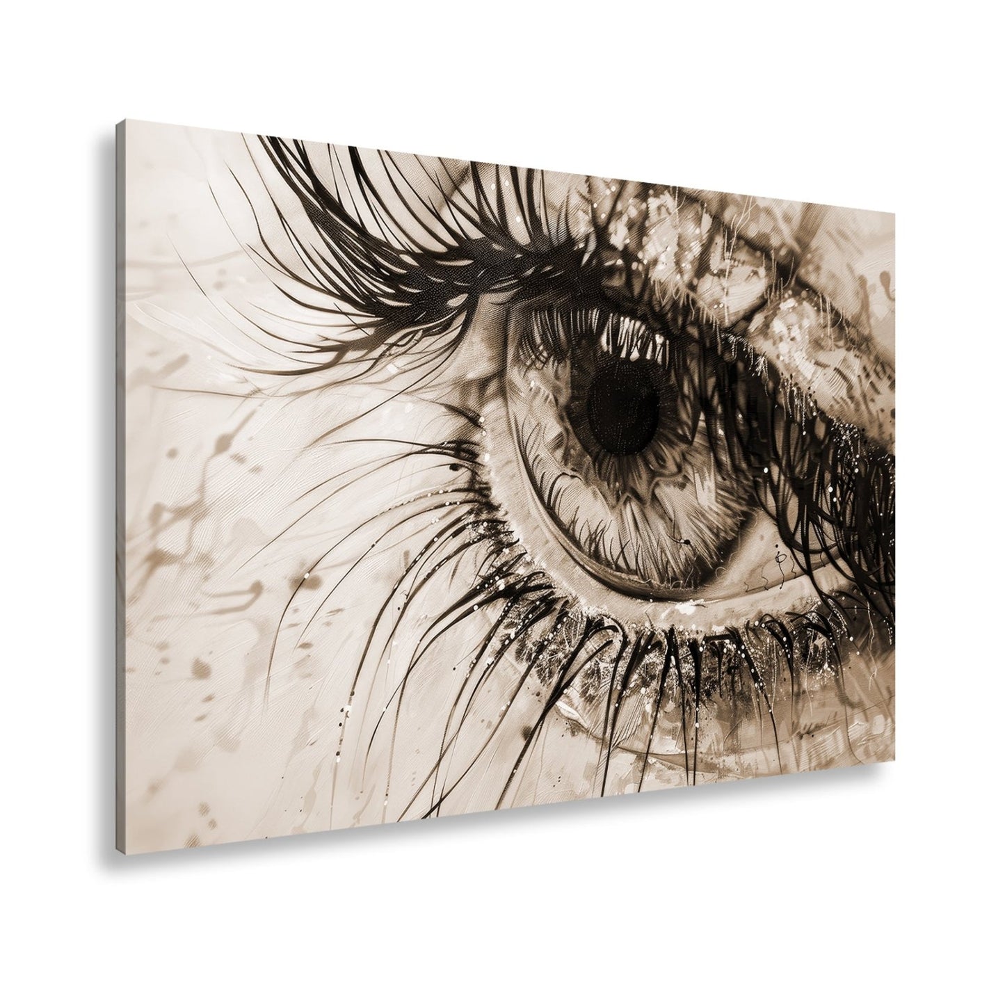 Leinwandbild Auge der Seele – detailreich, tief und voller Licht - deyoli