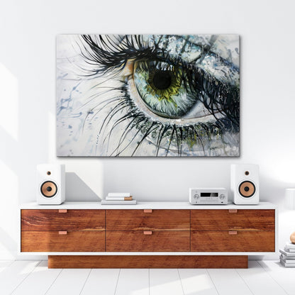 Leinwandbild Auge der Seele – detailreich, tief und voller Licht - deyoli