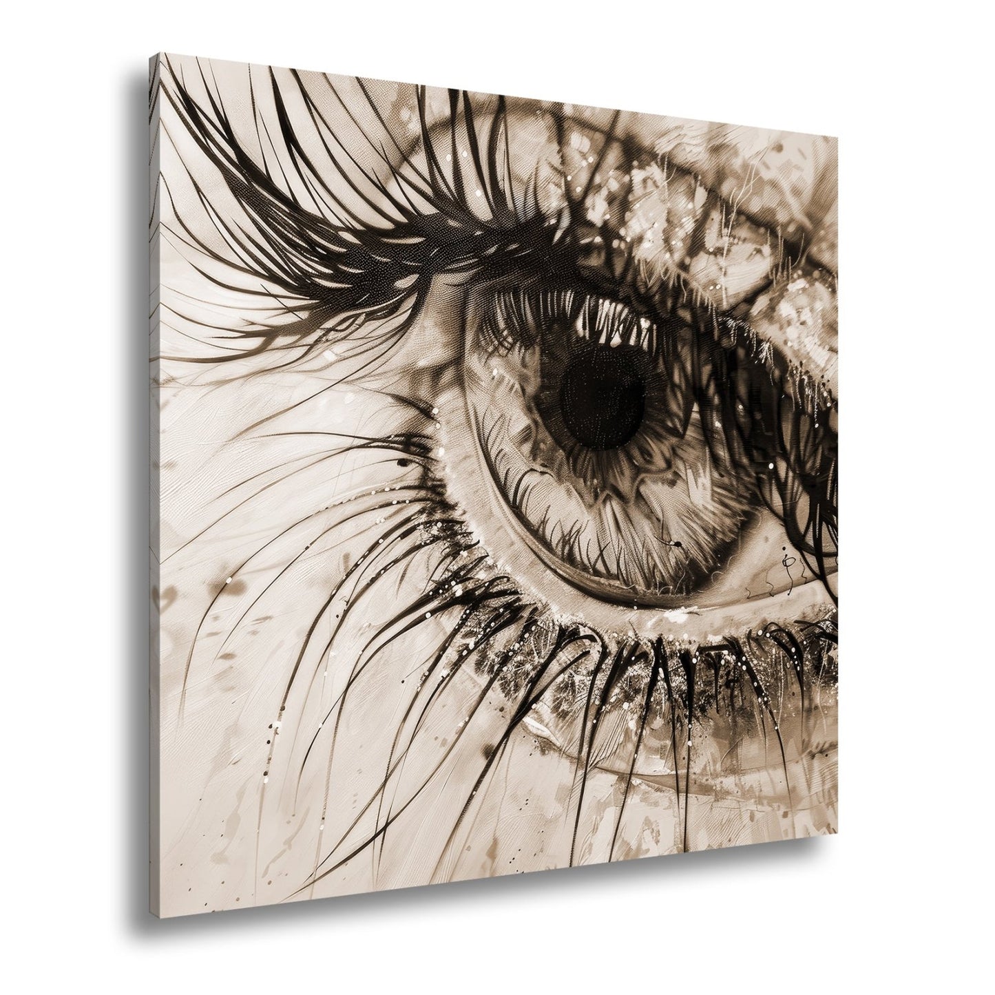 Leinwandbild Auge der Seele – detailreich, tief und voller Licht - deyoli
