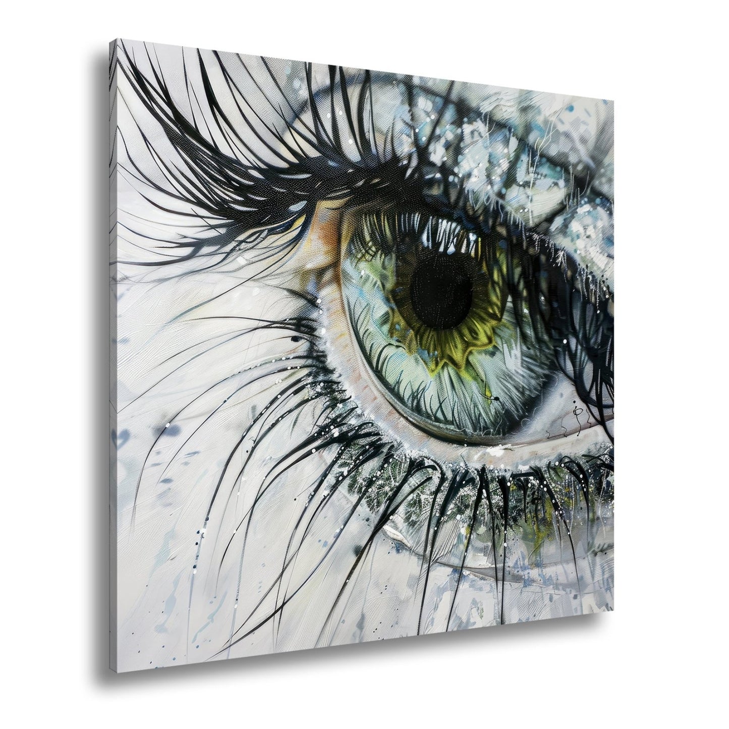 Leinwandbild Auge der Seele – detailreich, tief und voller Licht - deyoli