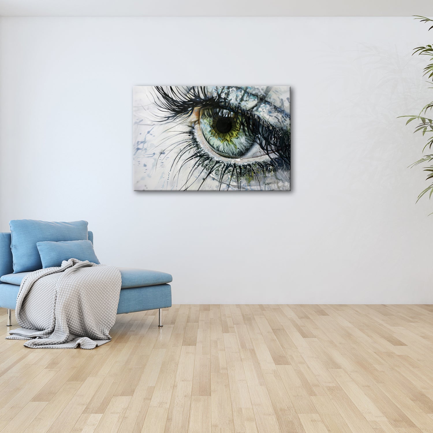Leinwandbild Auge der Seele – detailreich, tief und voller Licht - deyoli