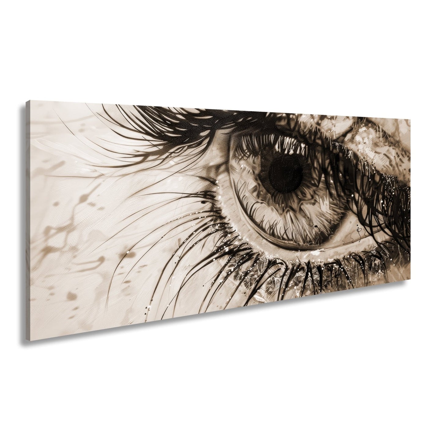 Leinwandbild Auge der Seele – detailreich, tief und voller Licht - deyoli