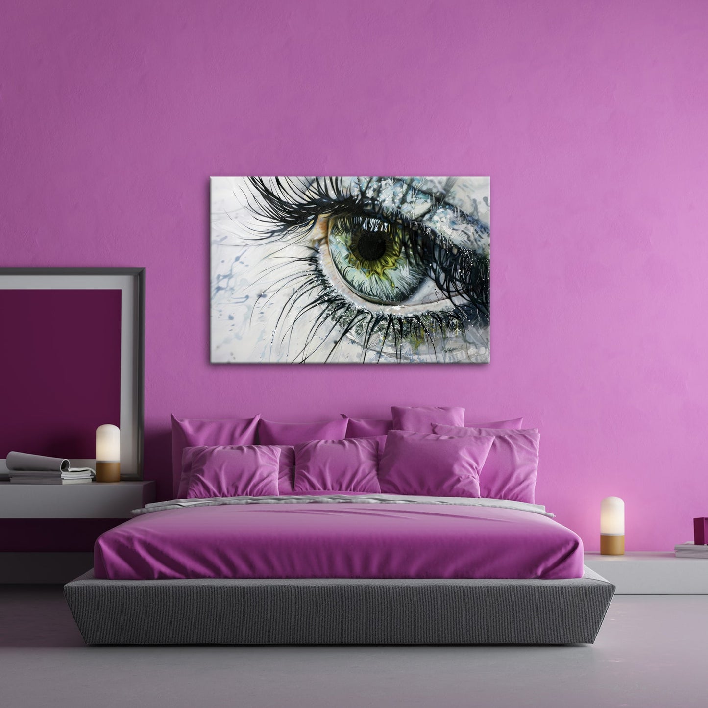 Leinwandbild Auge der Seele – detailreich, tief und voller Licht - deyoli