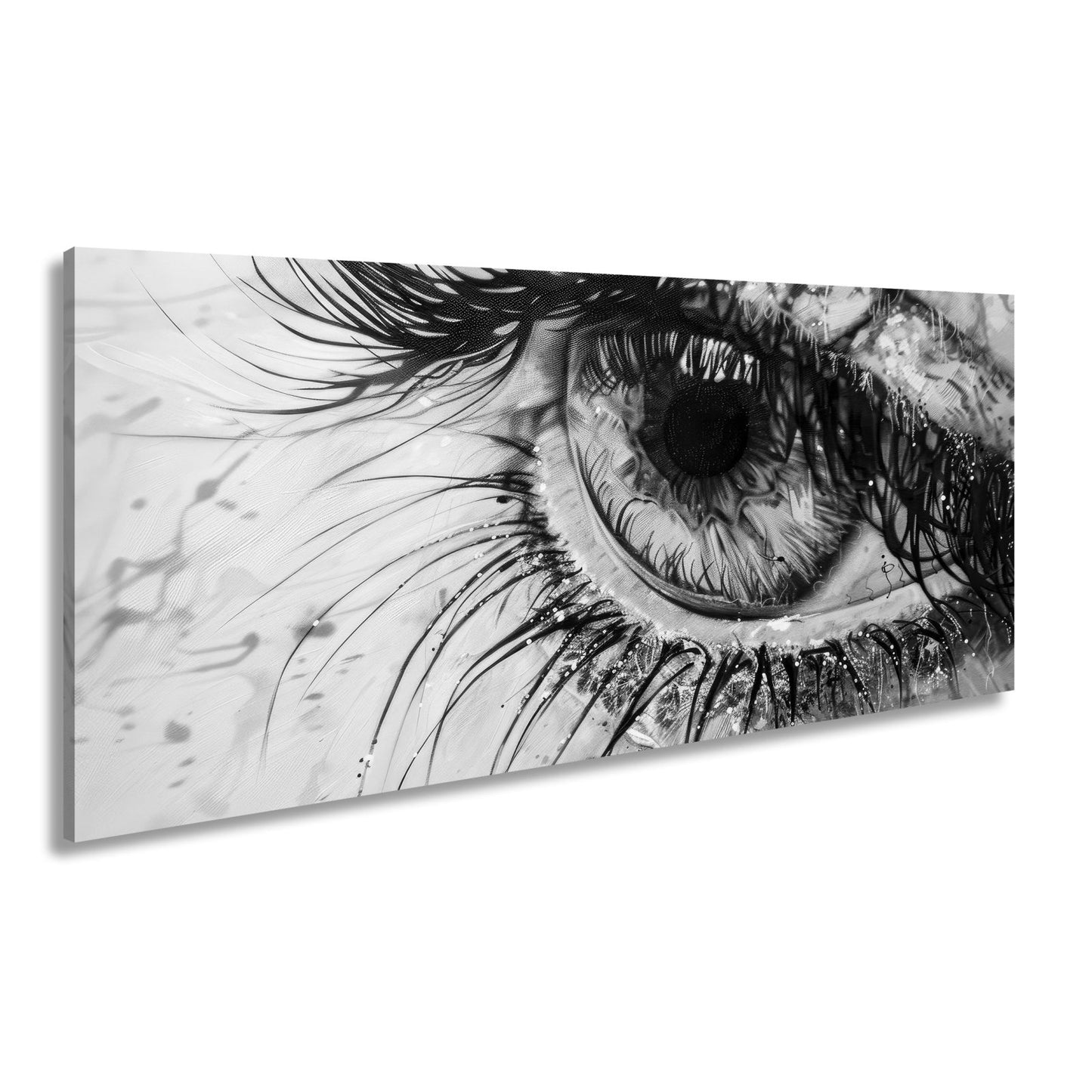 Leinwandbild Auge der Seele – detailreich, tief und voller Licht - deyoli