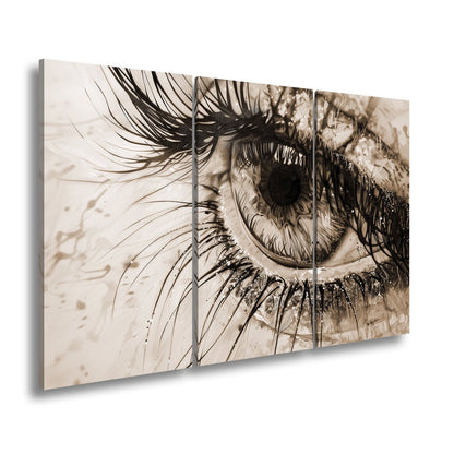 Leinwandbild Auge der Seele – detailreich, tief und voller Licht - deyoli