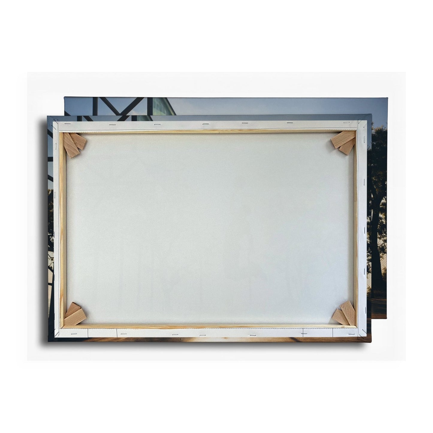 Leinwandbild Basketball Dunking Silhouette – Sport Abendhimmel XXL Canvas - deyoli