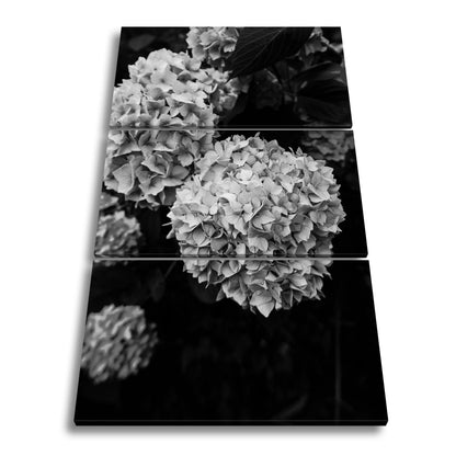 Leinwandbild Blauer Blütenzauber im vollen Glanz XXL – Blumen Wandbild - deyoli
