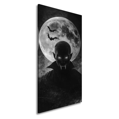 Leinwandbild Blutroter Mond – Enthüllt den Schrecken der Nacht XXL - deyoli